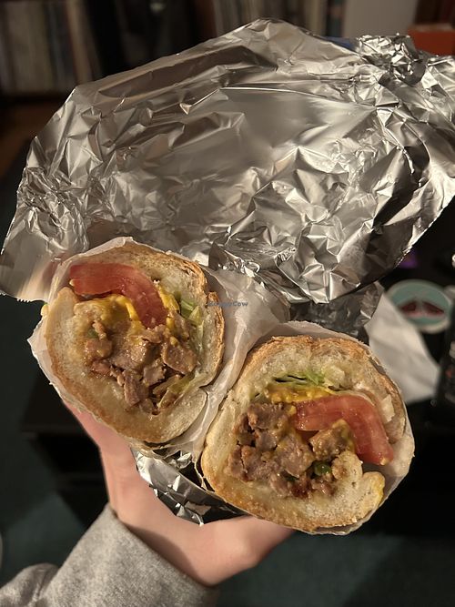 Vegan chopped cheese   at Plantega - God Bless Deli - Cloud Kitchen in Brooklyn
