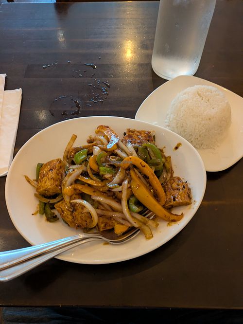 Lemongrass tofu at Pho Viet Hoa in Willow Grove