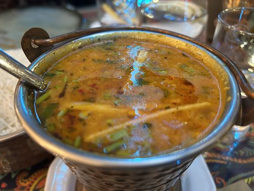 Desi Dal Tarka - Red lentils cooked in indian spices  at Haveli Indian Restaurant  in Poznan