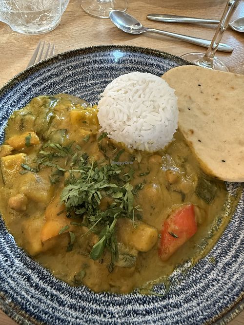 Vegetable curryy  at Luseas Restaurant in Westport