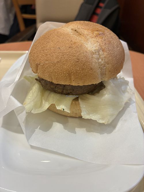 Soy meat and salad sandwich  at Doutor in Okayama