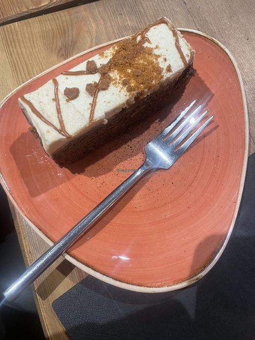 Biscoff Sticky Toffee Cake  at Margo and Plum in Nottingham