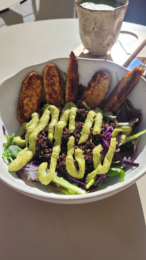 Tempeh avocado and quinoa salad at IMPERFECT BRUNCH  in Guadalajara