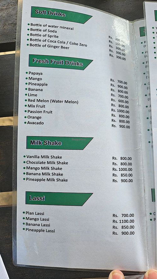  at Natural Beach Restaurant Tangalle in Tangalle