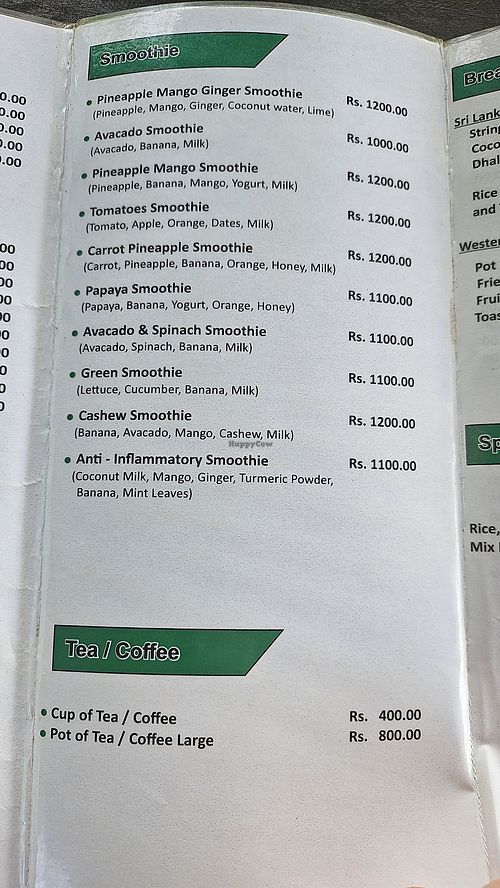  at Natural Beach Restaurant Tangalle in Tangalle