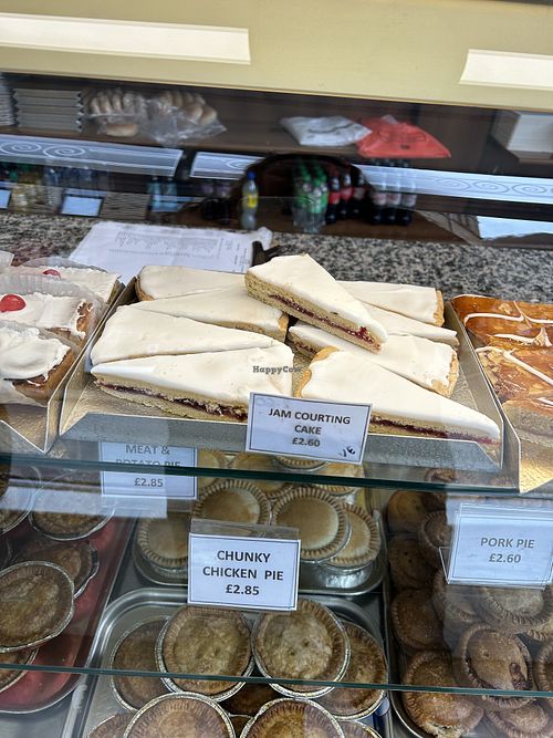 Courting cake   at Marshalls Bakers & Confectioners in Hebden Bridge