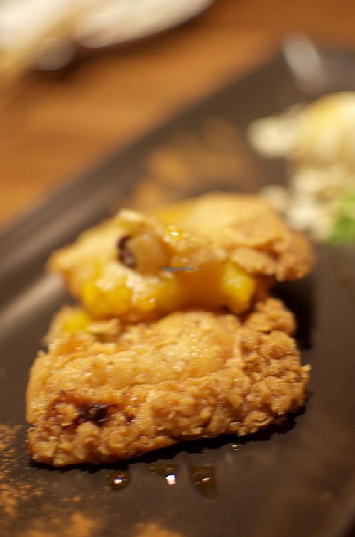 Fruit crumble at Organic Plus in Sapporo