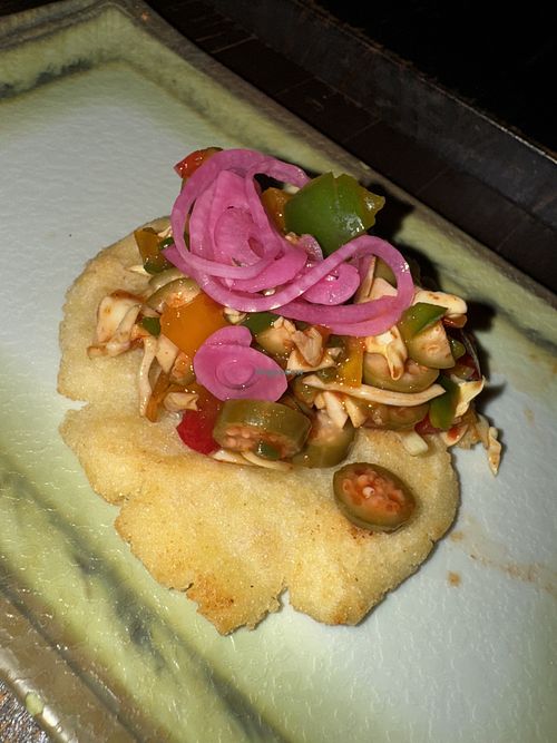 Tapa vegana.  at Burladero in Baeza