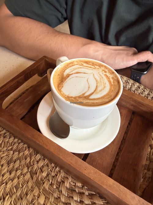Soy mocha  at Suvena - Specialty Coffee Cafe in Anjuna