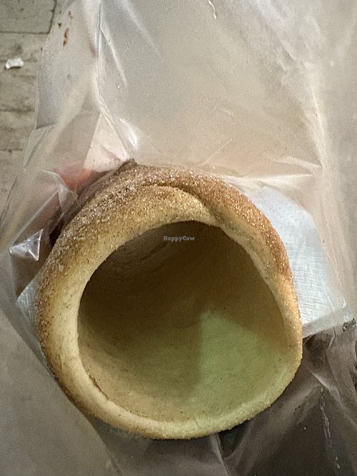   at Chimney Cake Shop in Budapest