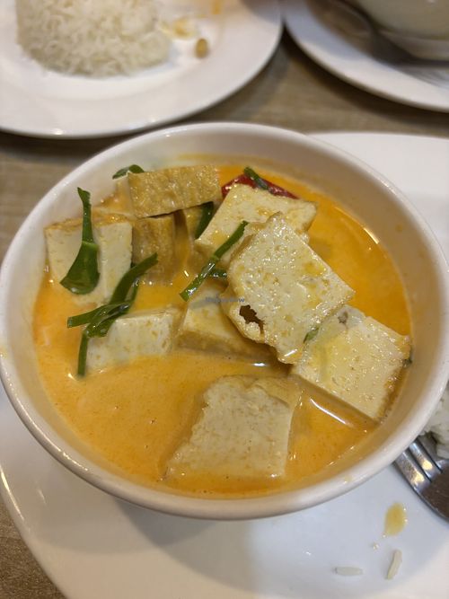 Penang with tofu  at Angel Cuisine in Koh Tao