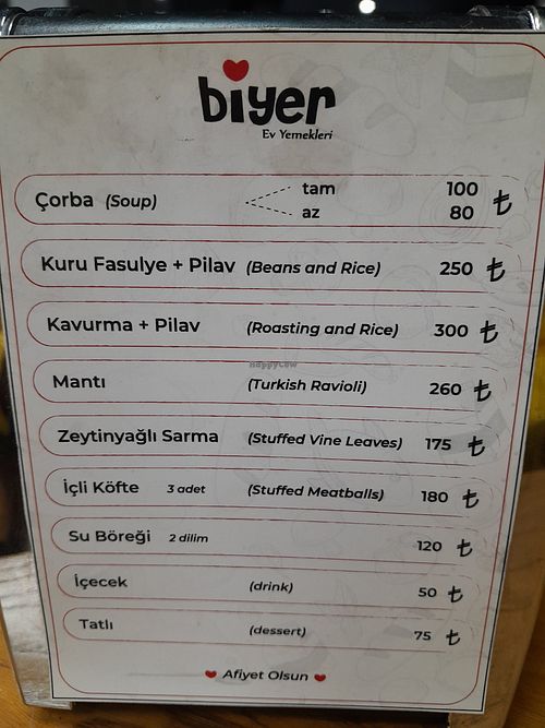  at Diyer ev Yemekleri in Erzurum