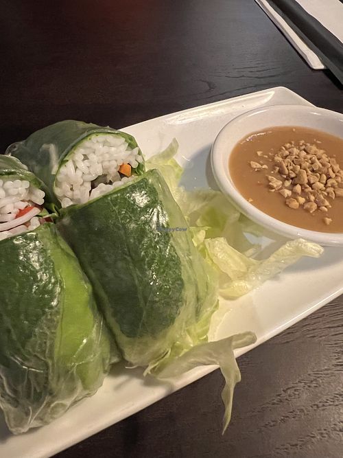 Summer roll peanut sauce   at Pho - Newcastle in Newcastle Upon Tyne