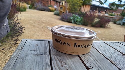 Not just a banana at Garden Café in Bamburgh