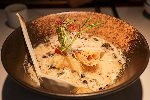 soy milk noodle soup at One Side Juice - 一面汁原·纯素 in Chongqing