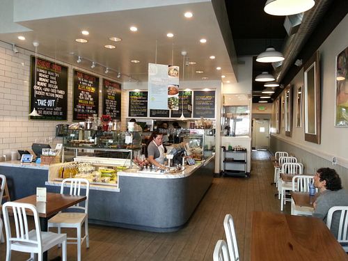 Inside at M Cafe de Chaya in West Los Angeles