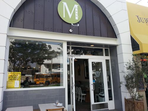 Outside at M Cafe de Chaya in West Los Angeles