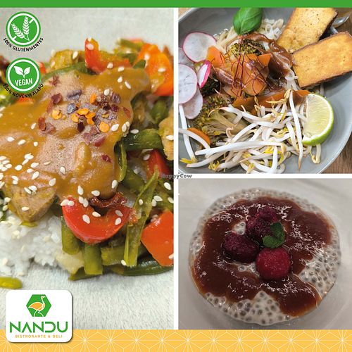 Daily vegan menu at Nandu in Szekesfehervar