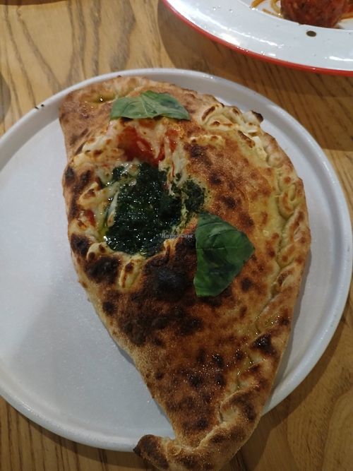 Calzone at Casa Nova in Newcastle