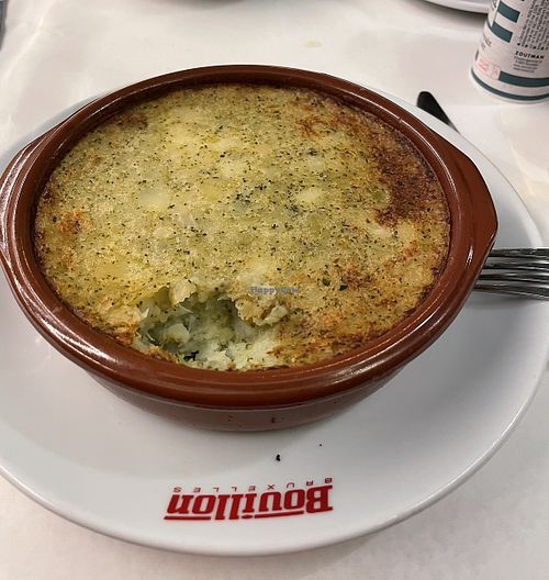 Parmentier (broccoli one, I think the flavor changes seasonally)  at Bouillon in Brussels