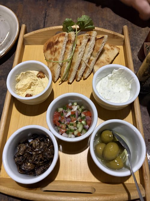 Meze plate  at Zen Beach Restaurant in Negombo