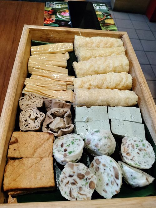 We ordered the tofu plate for our hot pot (would recommend) at Siqian Plateau Yunnan Juntang in Chengdu