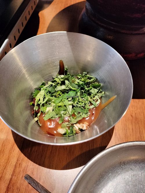 You get to build your own dipping sauces at Siqian Plateau Yunnan Juntang in Chengdu