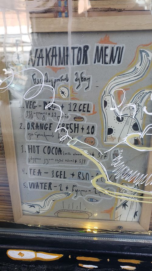 Menu at Rafa-veg-dog🌱  in Tbilisi