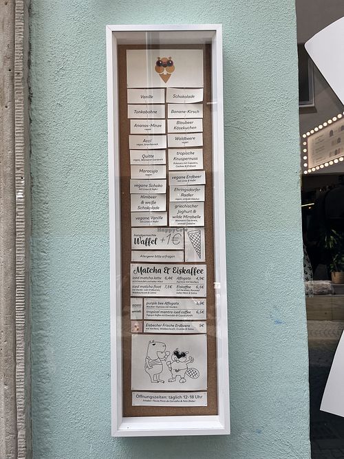   at Biebereis Eiscafé in Weimar