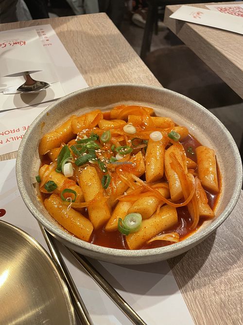 Tteokbokki  at Kim's So Korean Food Centrum in Amsterdam
