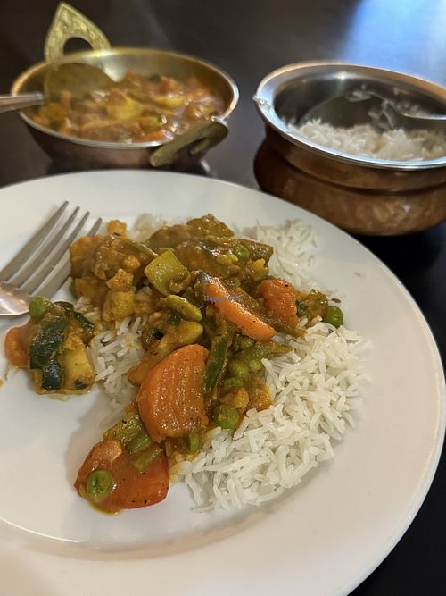 Vegan Curry  at Guru's Kitchen in Grand Junction