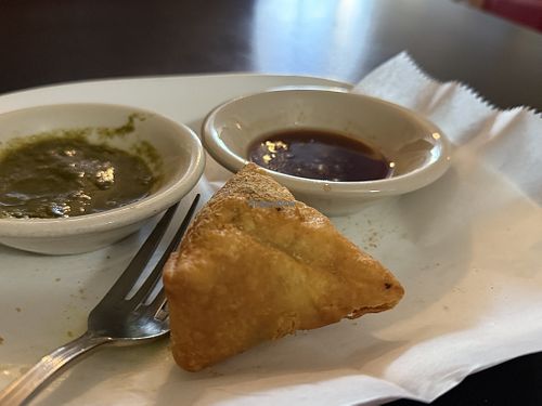 Vegan Samosas  at Guru's Kitchen in Grand Junction