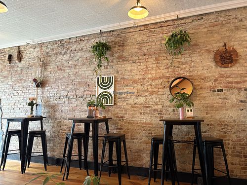 Seating area  at Mainely Juice in Bangor