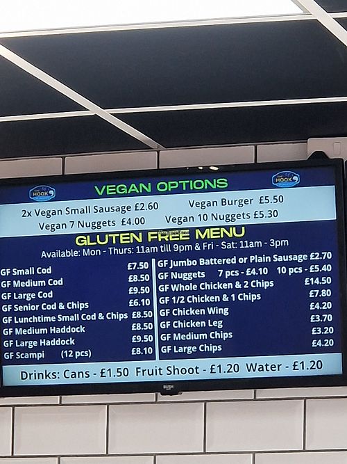 Vegan Options Available at The Hook of Halstead  in Halstead