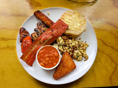 Vegan  Breakfast at The Greasy Spoon at The Greasy Spoon in Amsterdam