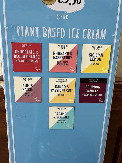 Ice cream flavours   at Extra Scoops in Herne Bay