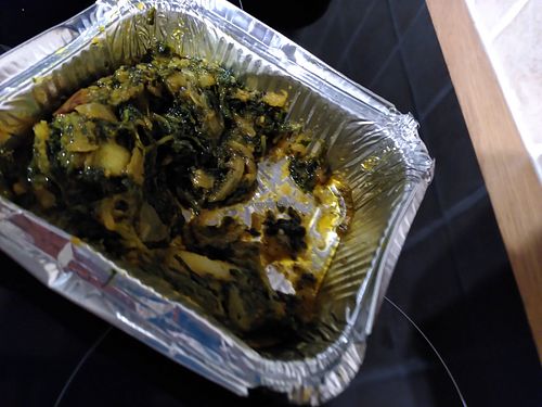 Spinach curry (March 2025) at Mughal Emperor in Cowbridge