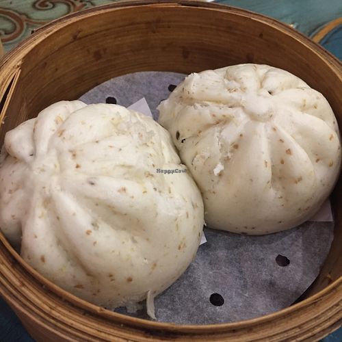 Barbecue pork bun at Benzhen Vegetarian in Hong Kong Island