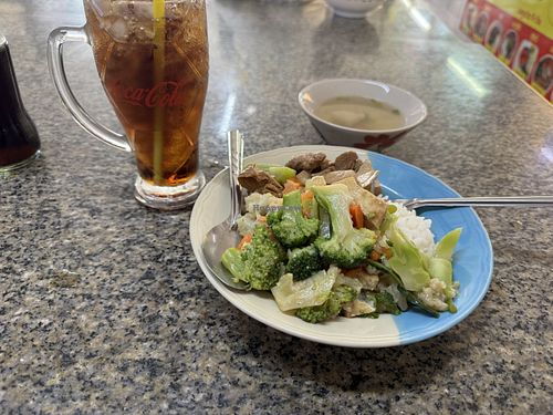   at Vegetarian Restaurant Rapatsa in Bangkok