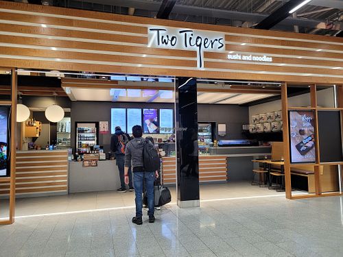 Restaurant front at HEL - Two Tigers in Vantaa