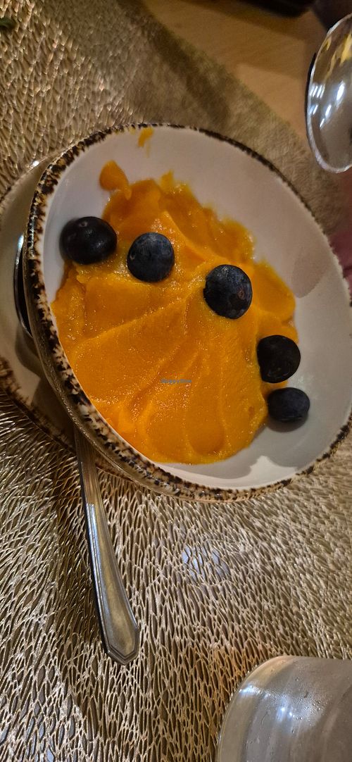 Sweet potato dessert at Abyssinia Restaurant - Teff in Munich