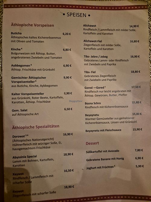  at Abyssinia Restaurant - Teff in Munich