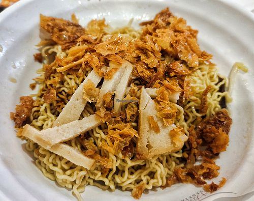 Kolo mee very flavourful at SF Vegetarian - 十方素食 in Kuching