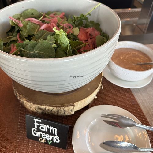 Mixed Greens (farm greens, seasonal veggies, house vinaigrette )  at Bardō - Guelph in Guelph