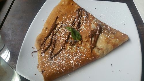 Having a sweet crepe... at Sarava Creperie  in South West London