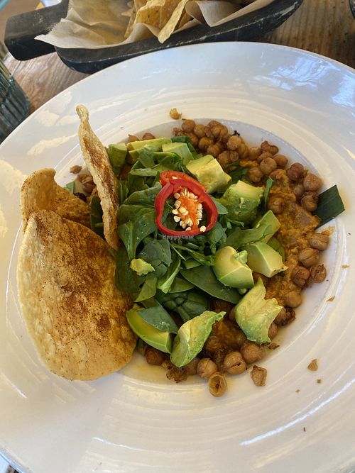 hummus appetizer vegan as is  at Casa Gabriela in La Mesa
