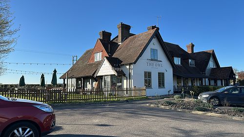 Lovely country pub with vegan options in Kingsfold near Horsham, West Sussex  at The Owl in Horsham