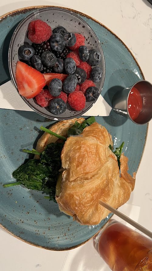 Vegan Sandwich w/ Berries  at Fres.Co in San Diego