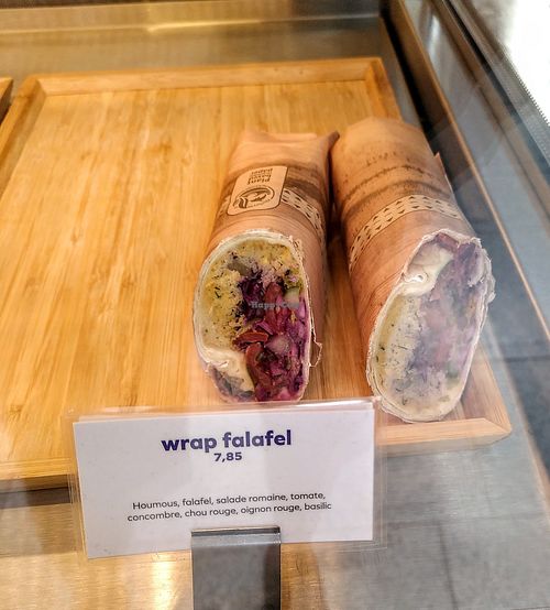 Falafel wrap (vegan) at Donnant - Gare du Nord  in Paris