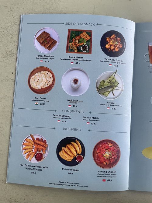 Veggie side dishes   at Asian Spice Pancasari in Tabanan